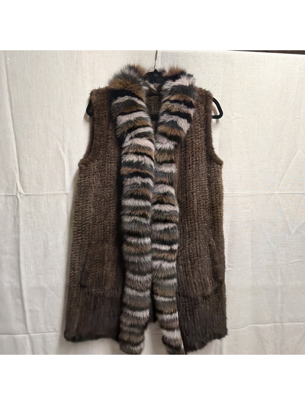 Real Mink Fur Vest